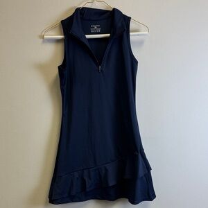 Chic Navy Sleeveless Mini Dress